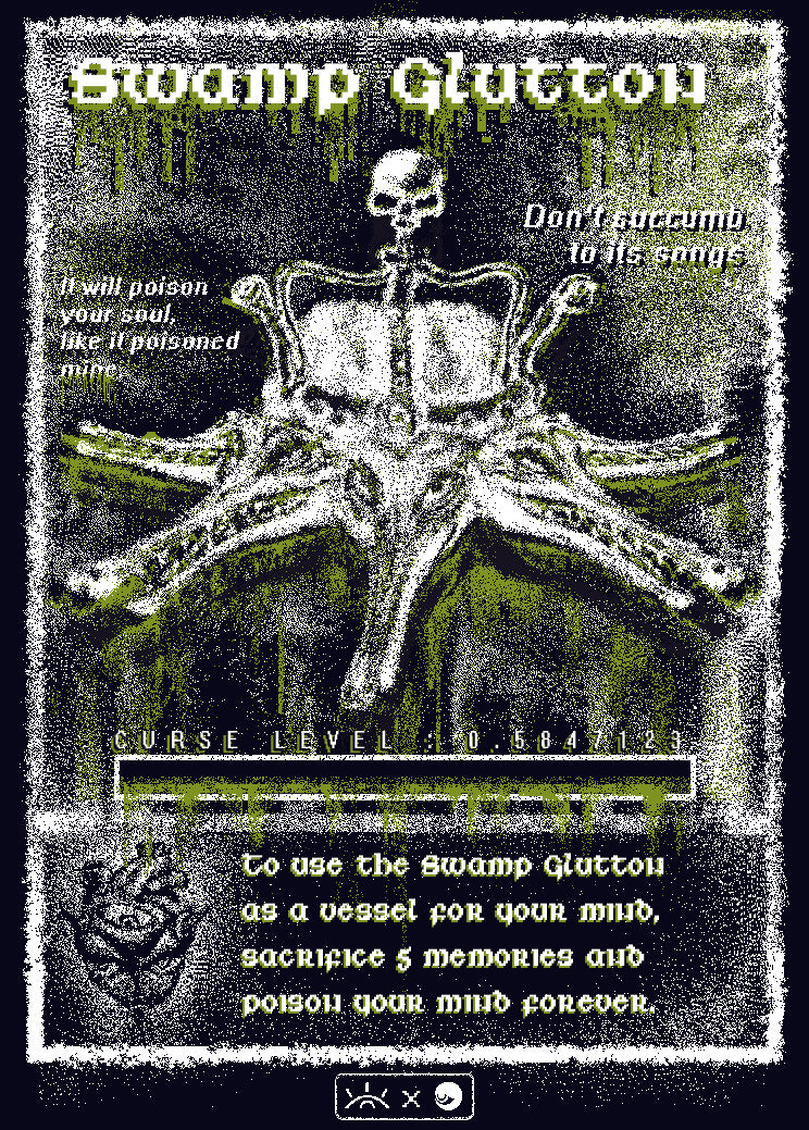 Swamp Glutton - Overgaze fabric posters